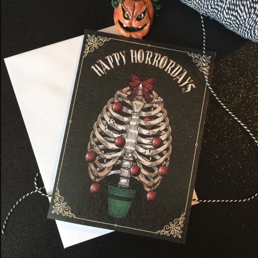 Happy Horrordays greeting card