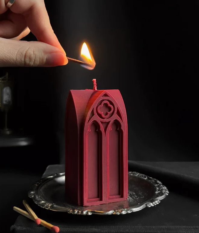 Mini Gothic Arches Candle