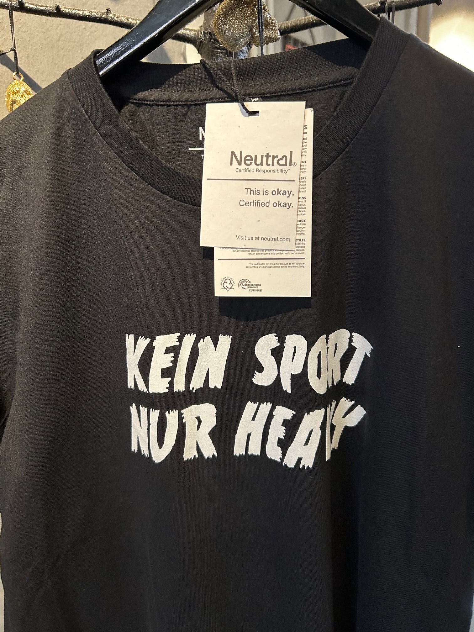 Kein Sport Nur Heavy t-shirt