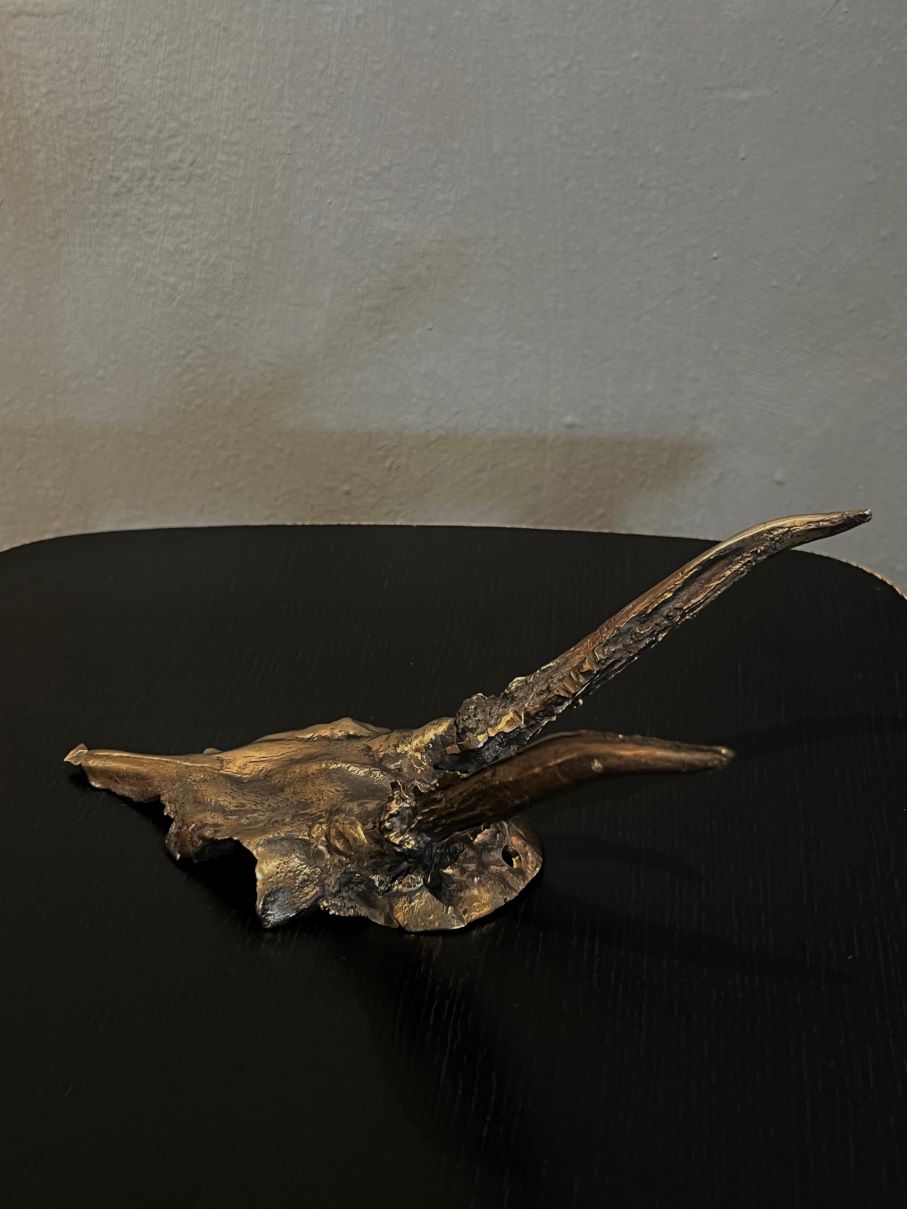 Hand molded bronze DEER ANTLER