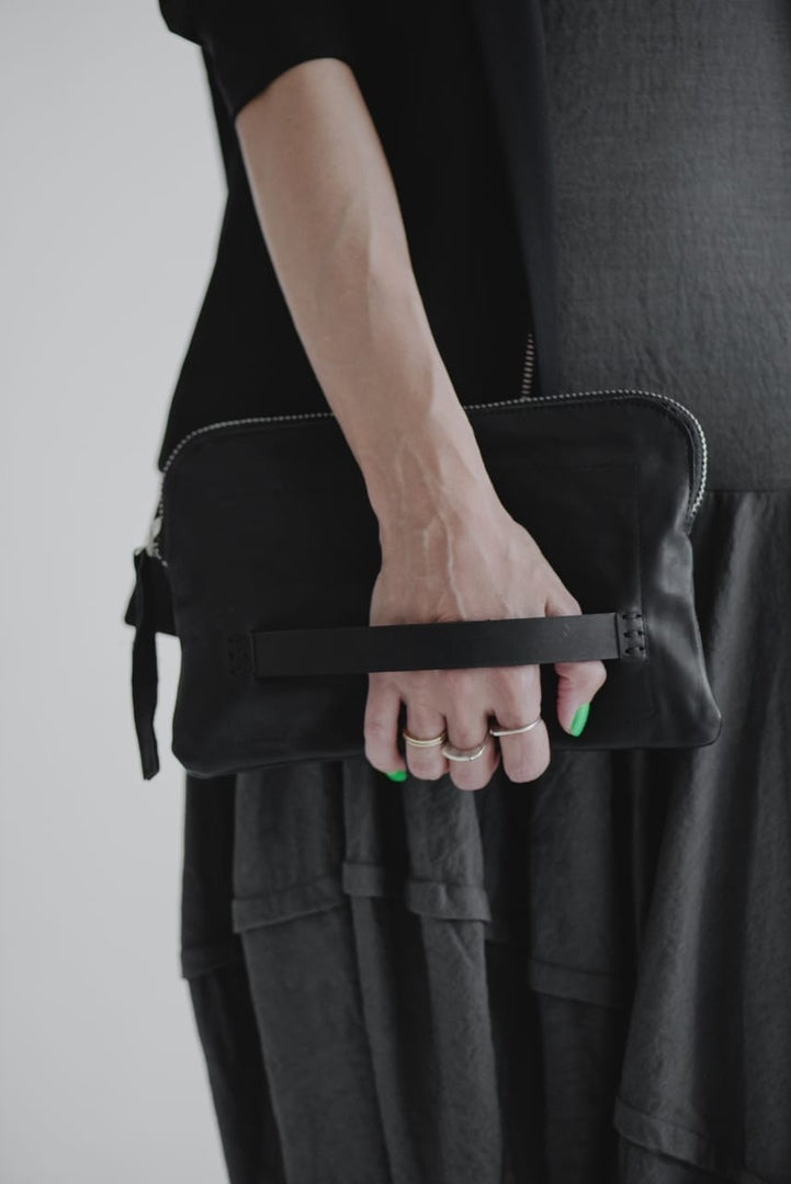 Leather clutch - small