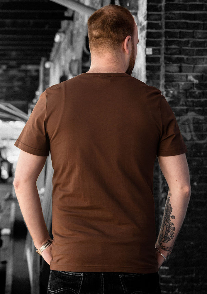 T-shirt Totenkopf Brown