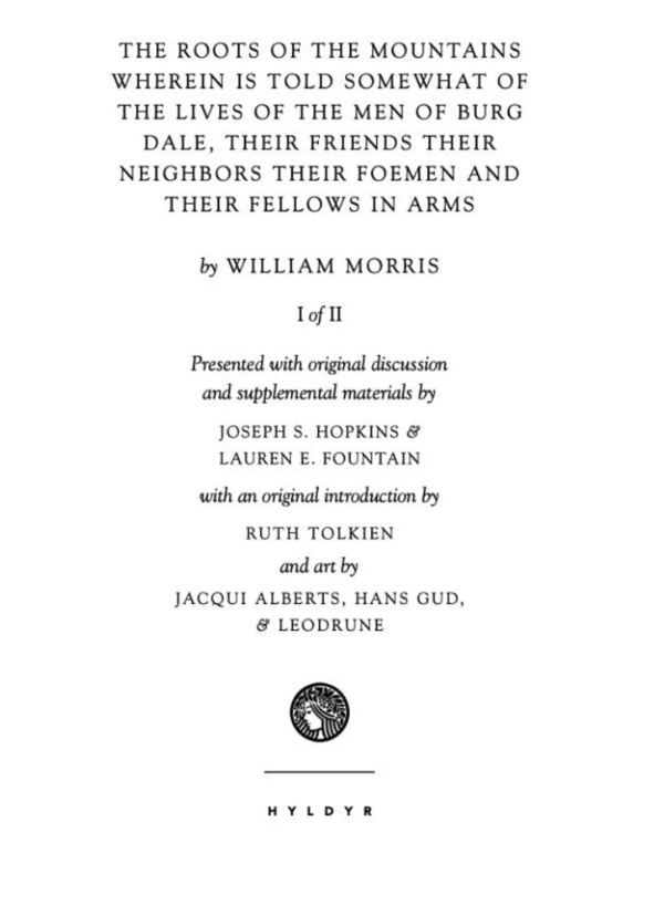 The Roots of the Mountains Part I by William Morris