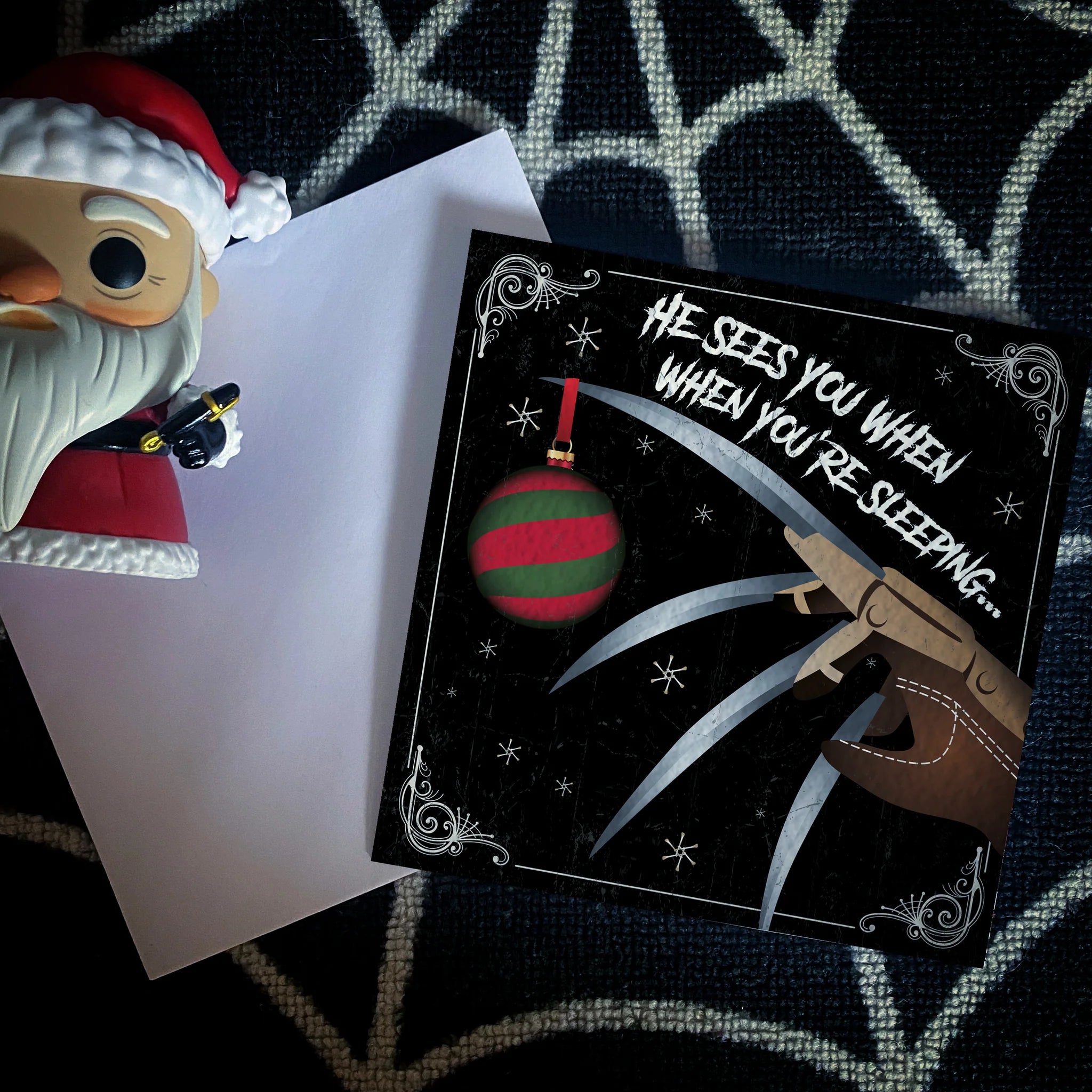 He Sees You When You´re Sleeping Greeting Card