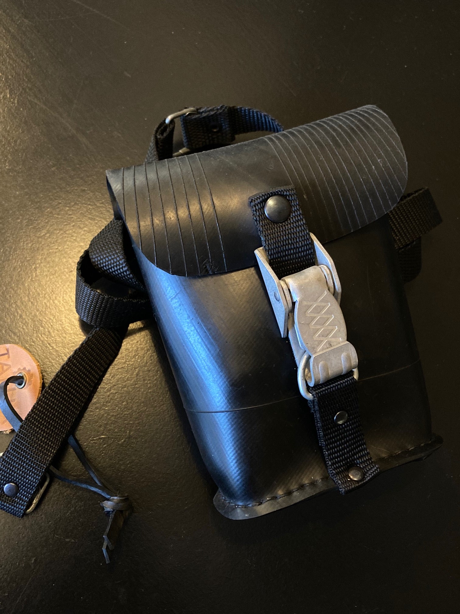 Recycled Rubber Bag with Lock