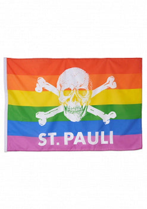 Banner Rainbow Skull