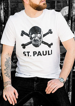 T- shirt White Skull