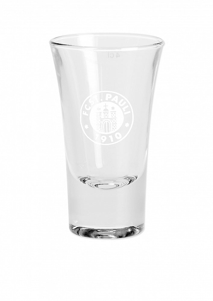 Shot Glass Logo Skull