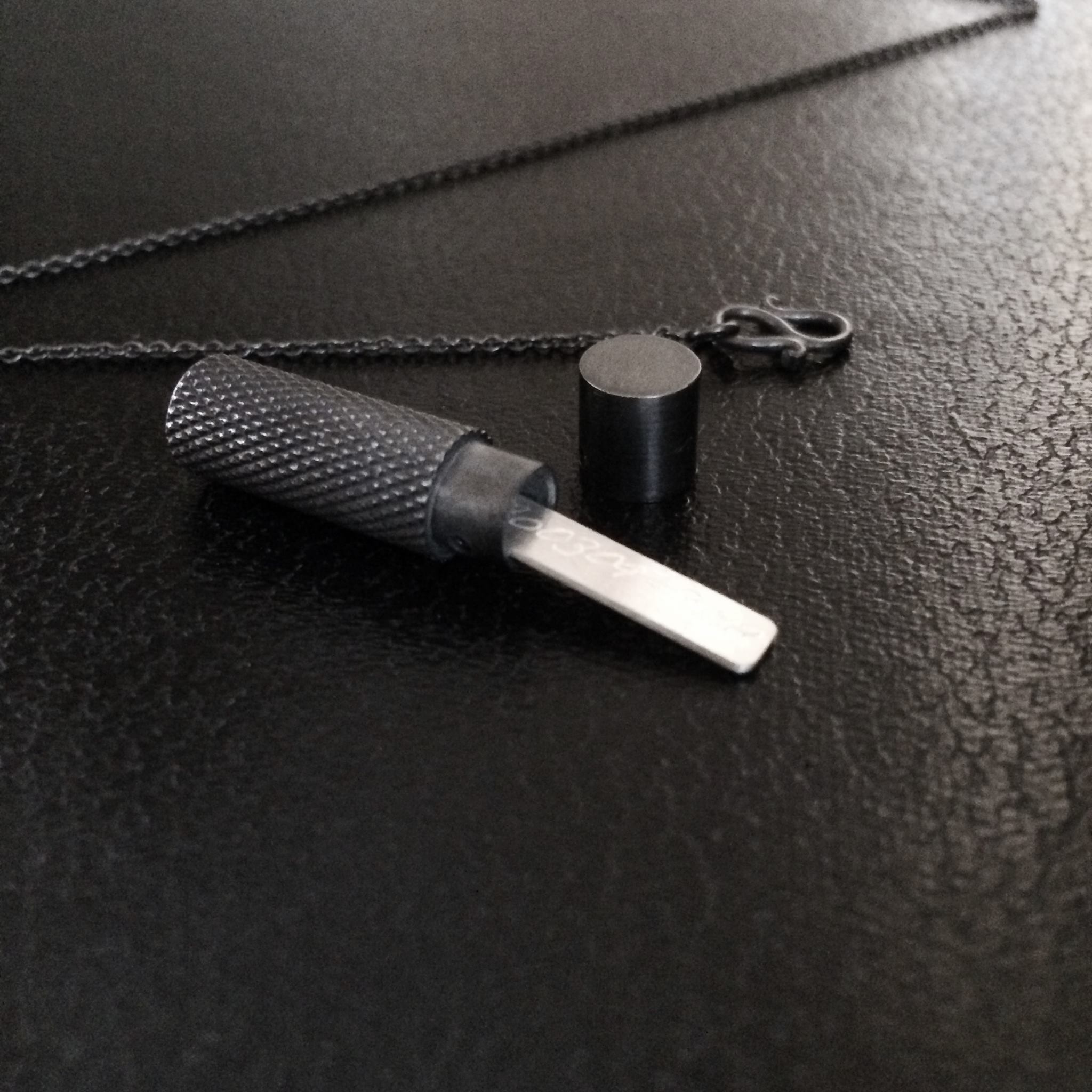 Amulet #1 silver necklace