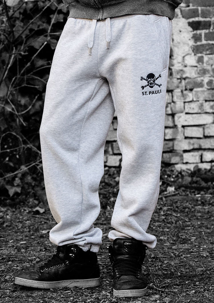 Skull & Crossbones Grey Sweatpants