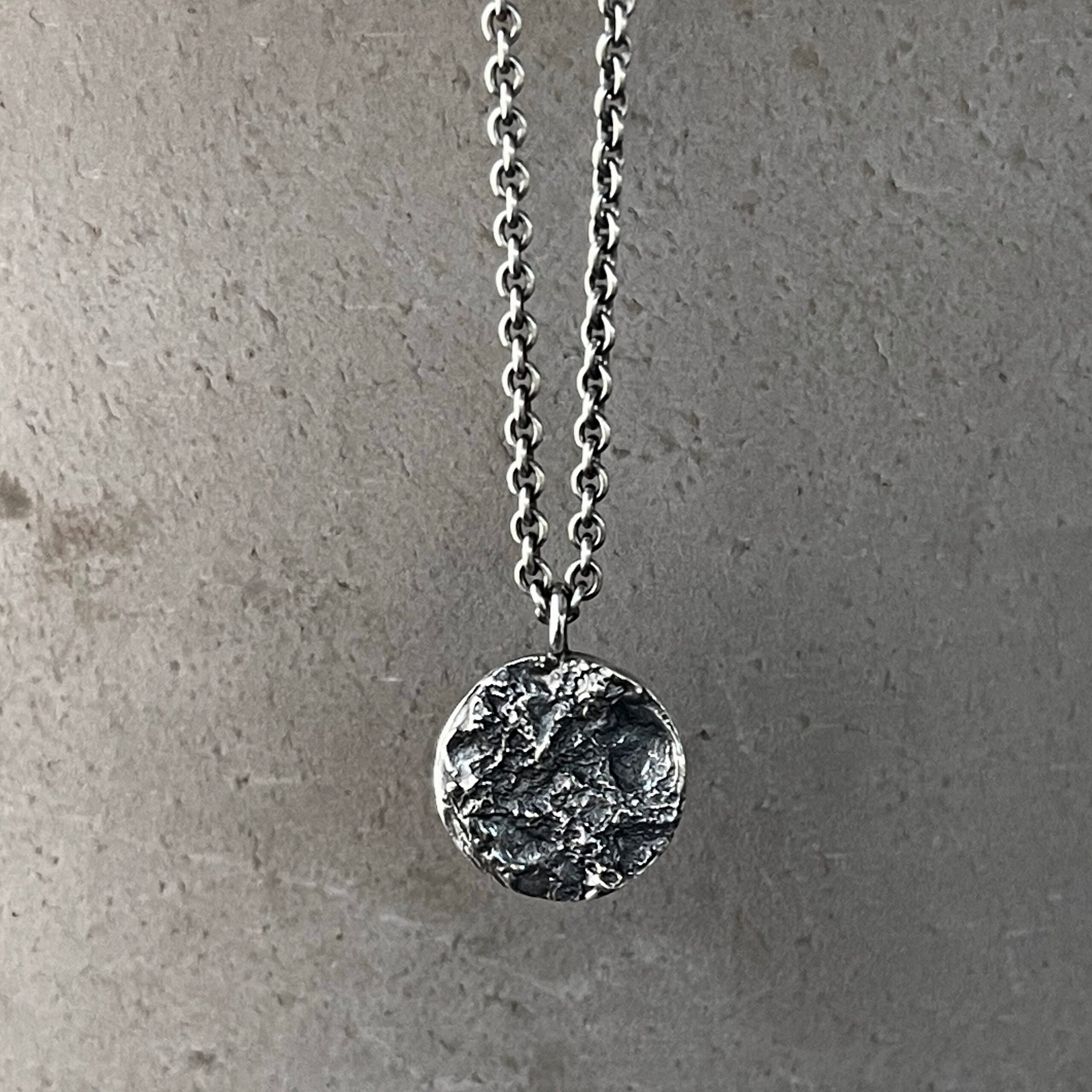 Silver MOON necklace