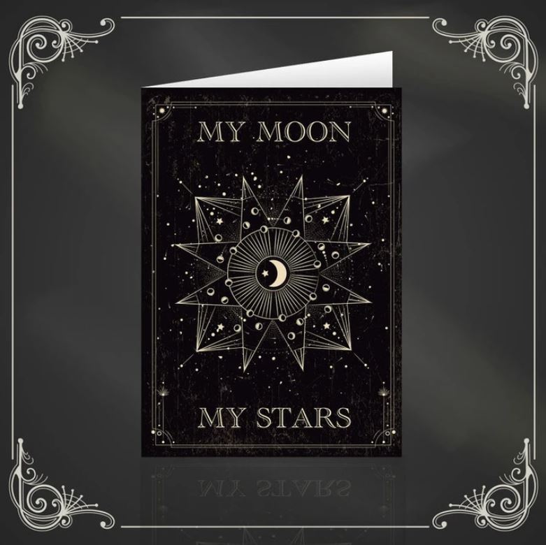 My Moon My Stars Greeting Card