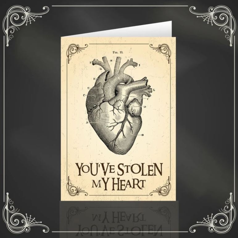 You've Stolen My Heart Greeting Card