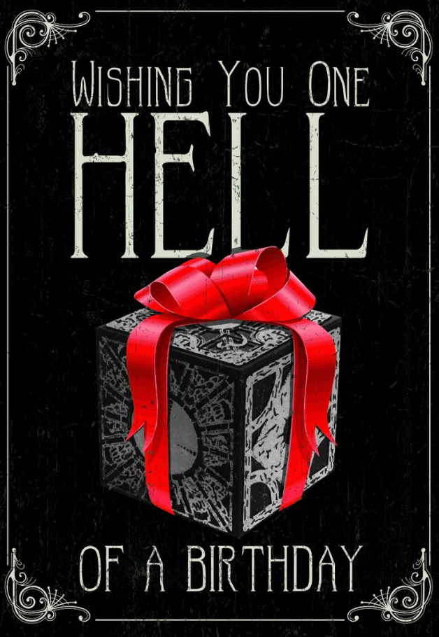 Wishing You One hell Of A Birthday Greeting Card