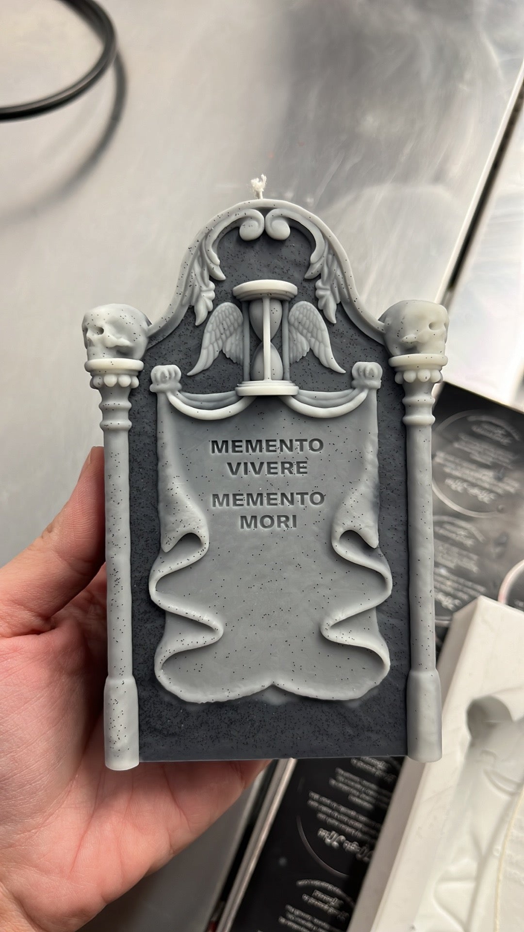 Memento Mori Candle