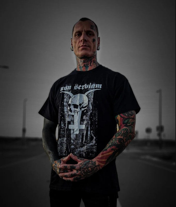 Non Serviam Horned Goat t-shirt