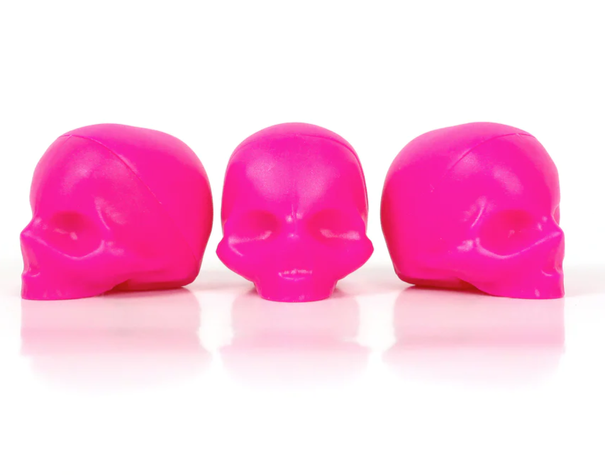 Skull shaped organic lip balm