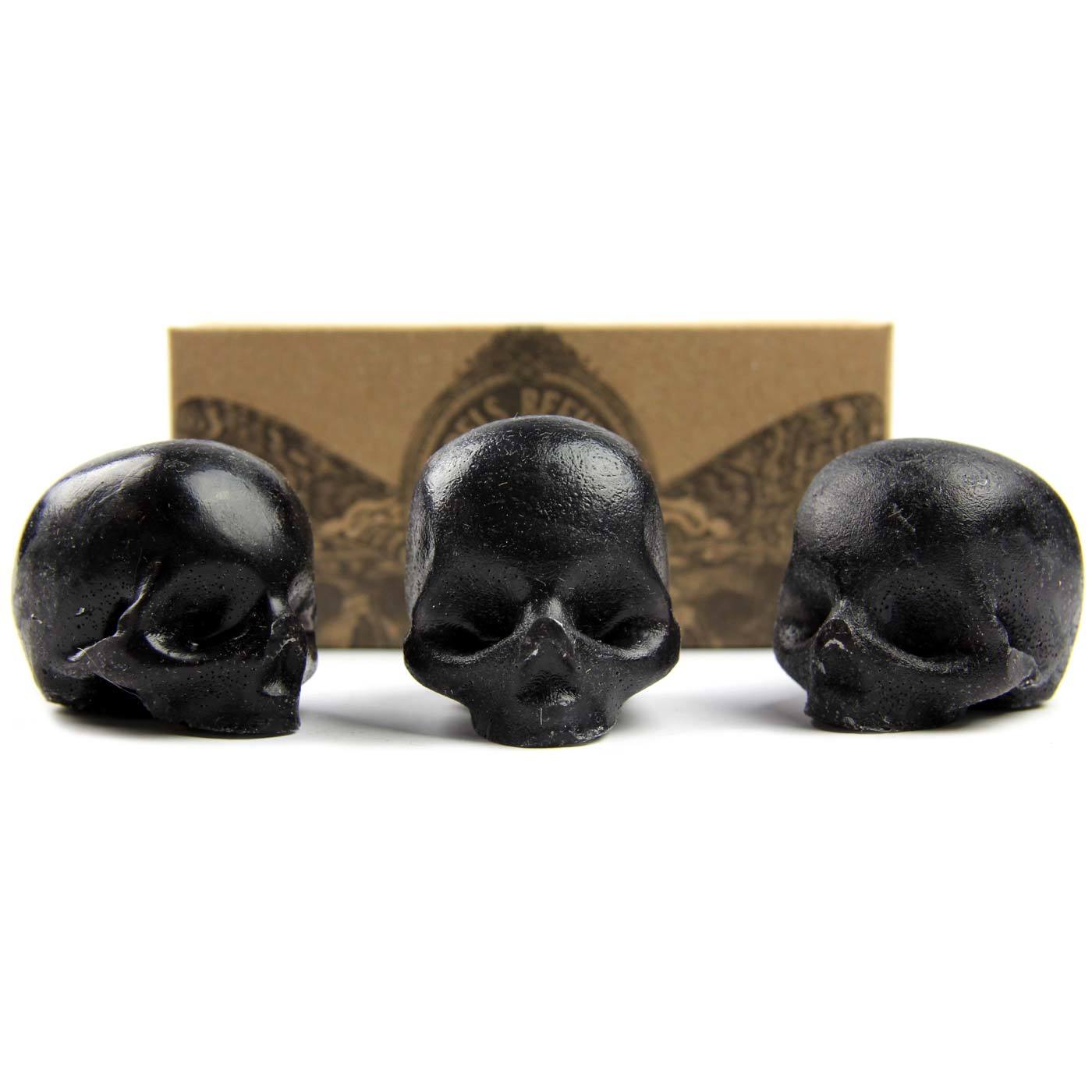 Skull shaped organic lip balm