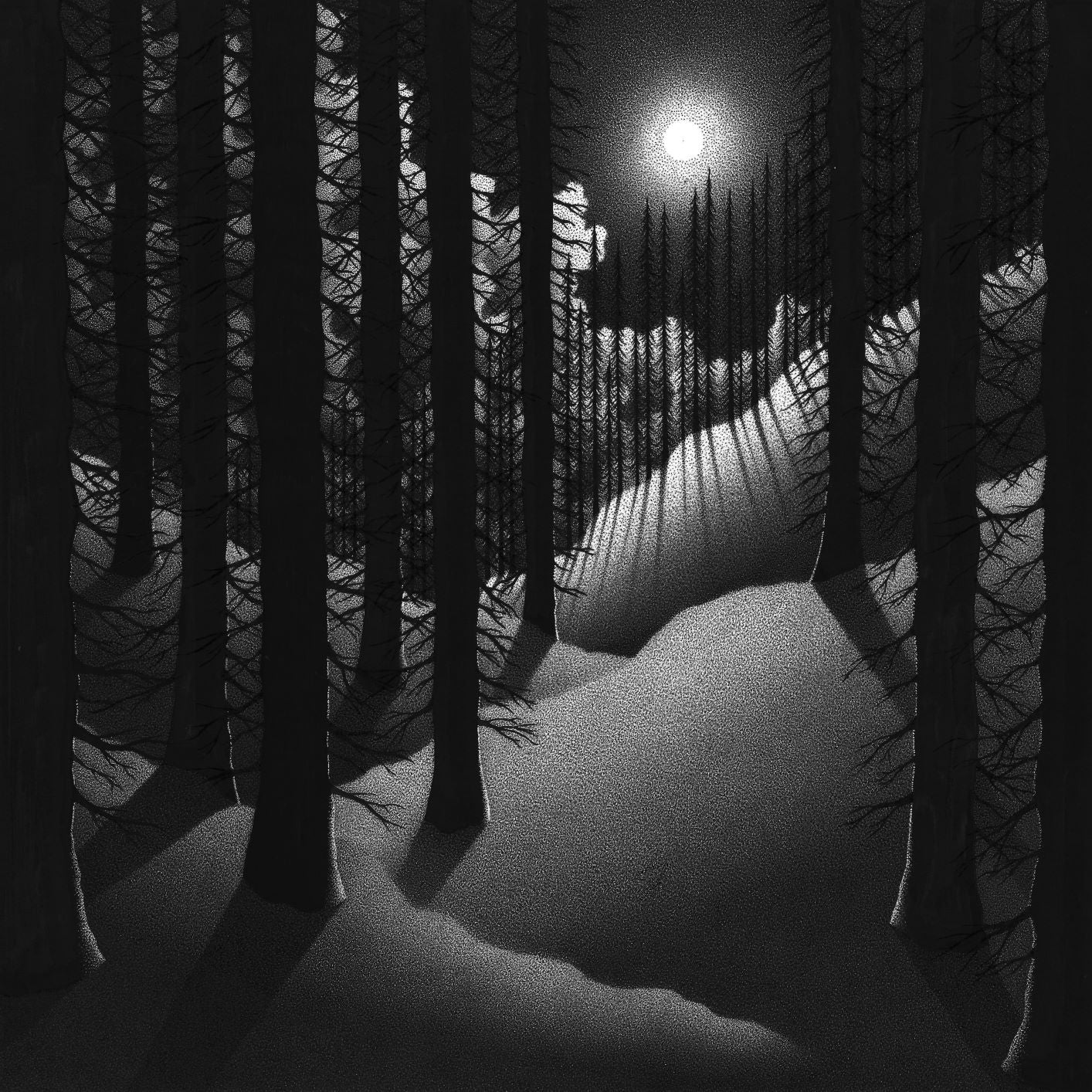 MOONJEIE dark dot art