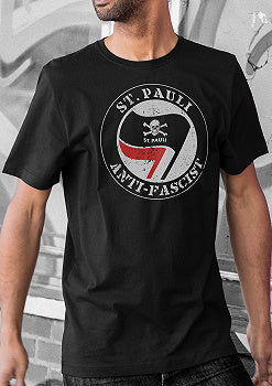 T-shirt Anti-Fascist Skull