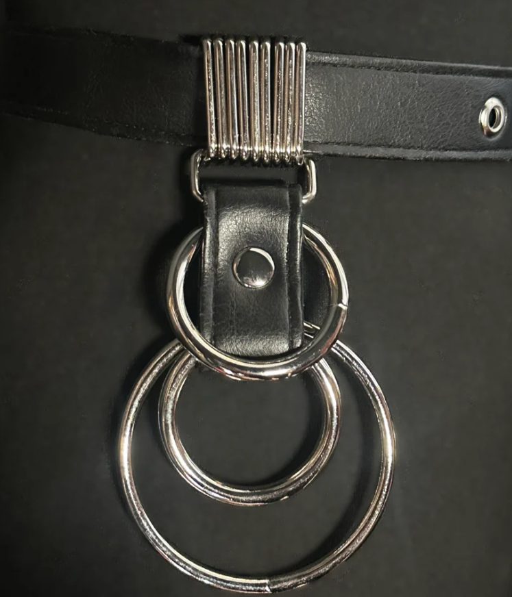 Side-ring Belt vegan leather