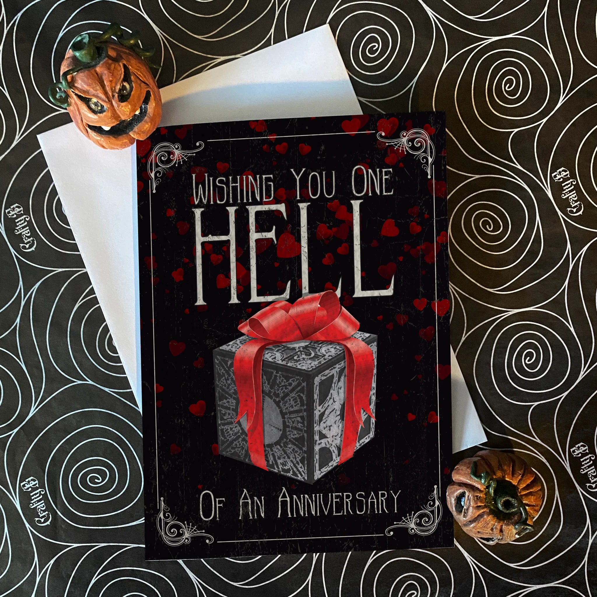 Wishing You One hell Of An Anniversary Greeting Card