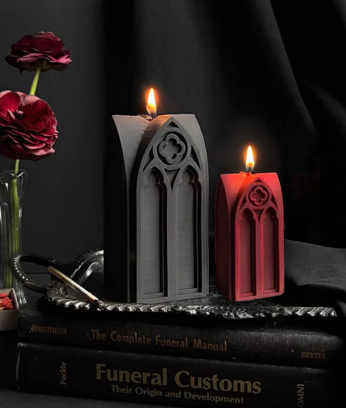 Mini Gothic Arches Candle