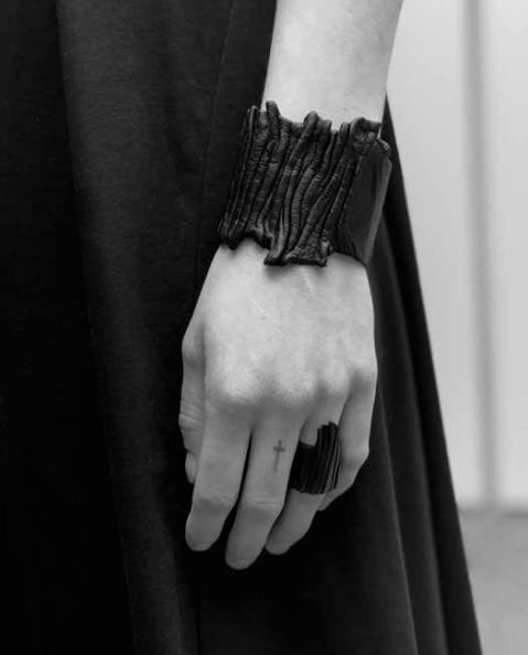 Leather Triangle Bracelet