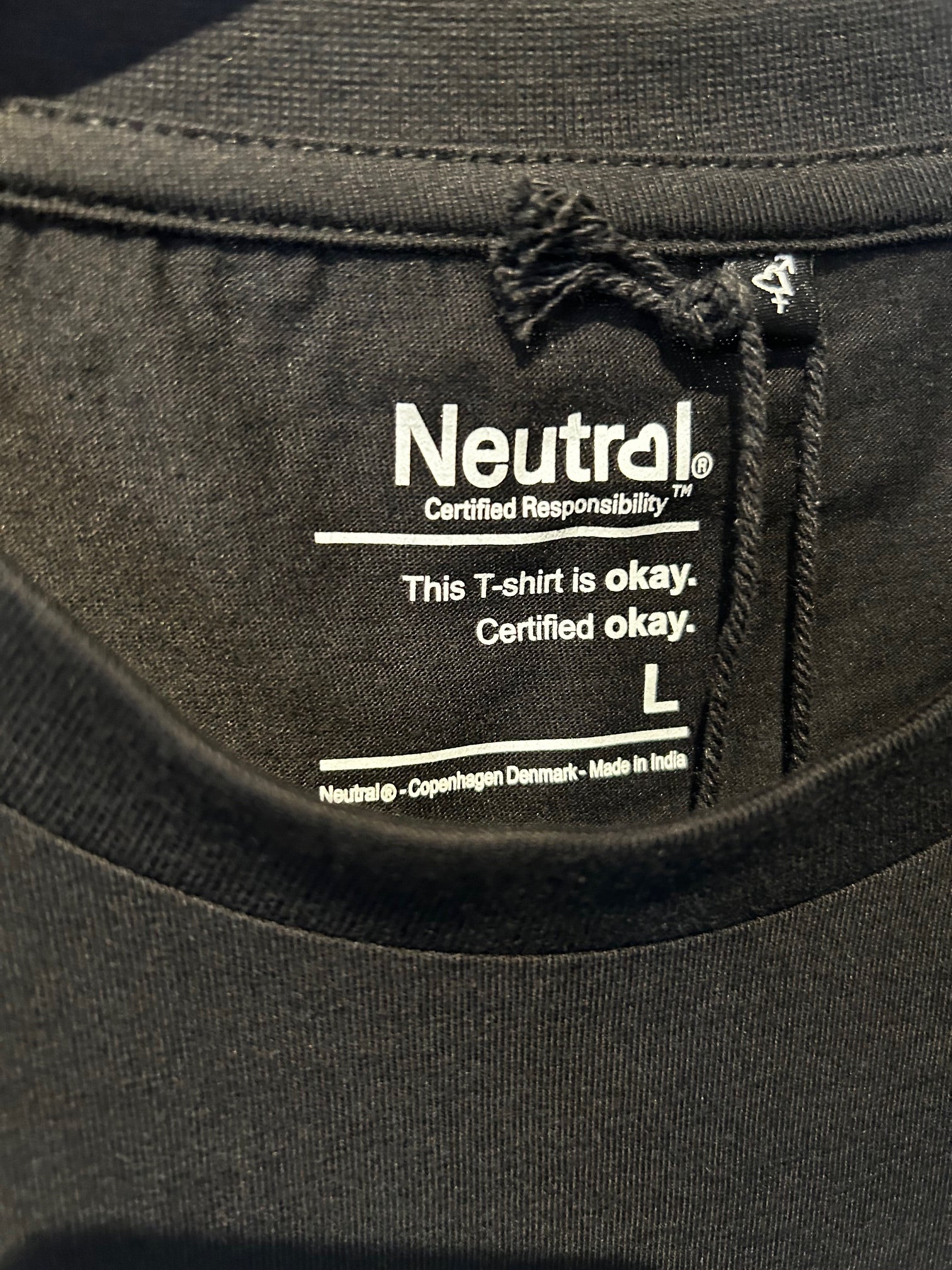 Sort Vejfest t-shirt