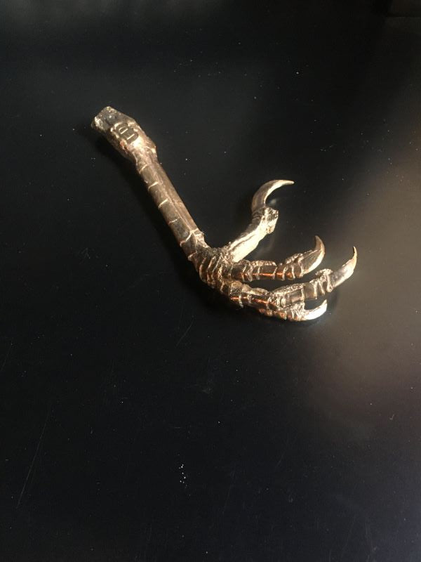 Brass Crow Feet Paperweight