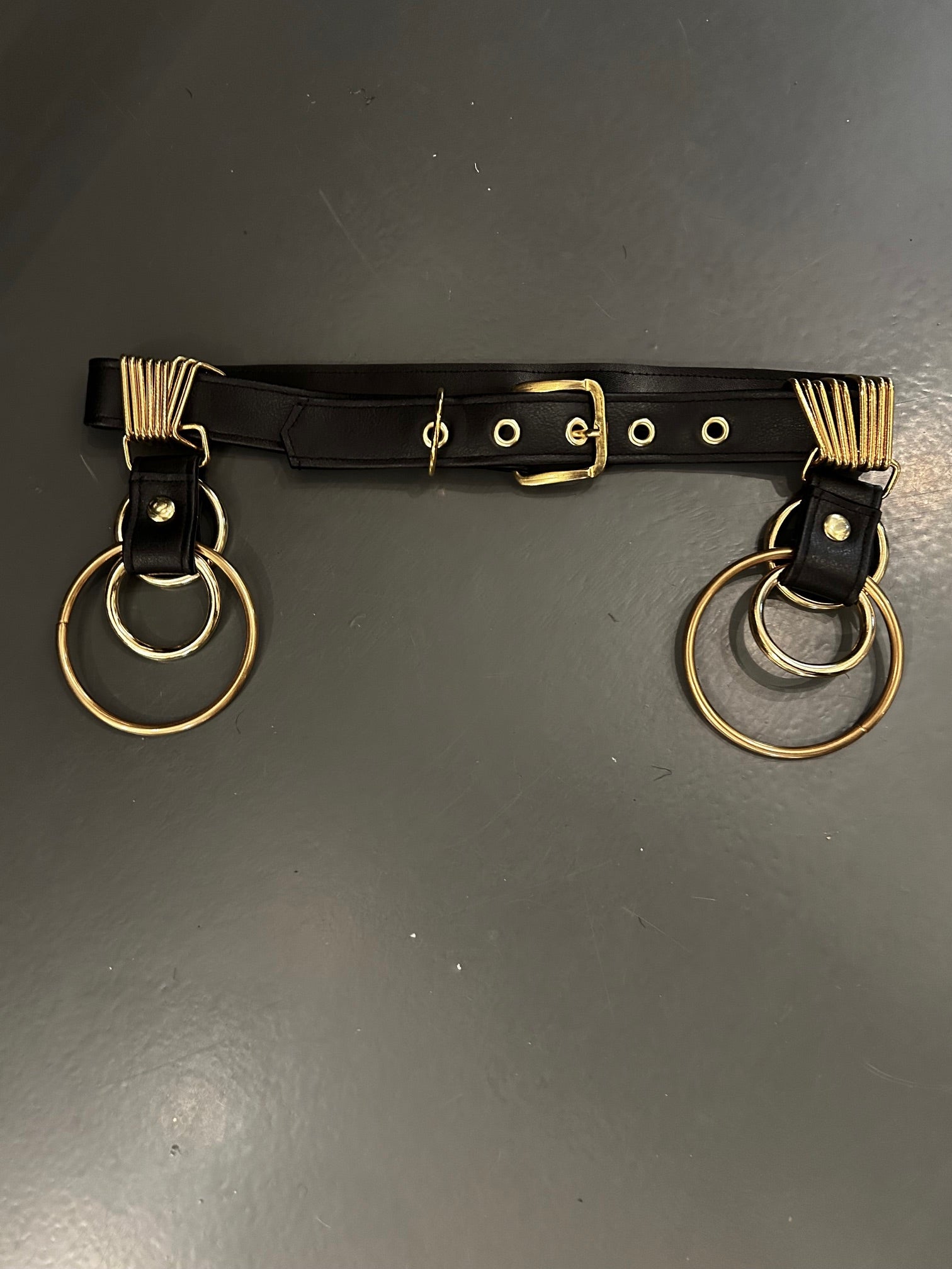 Side-ring Belt vegan leather