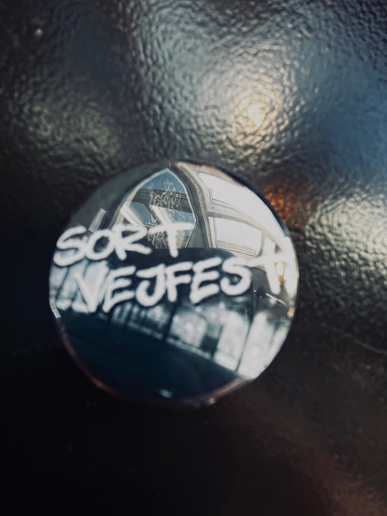 Sort Vejfest Badge