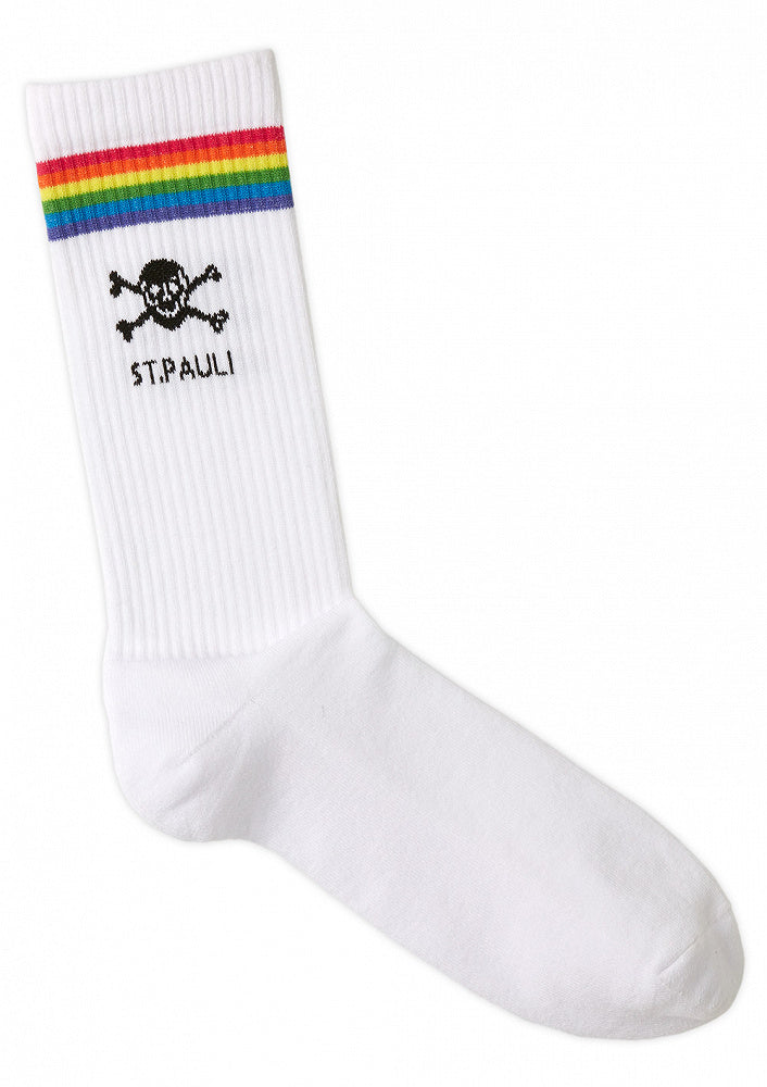 Tennis Socks Totenkopf Rainbow Skull