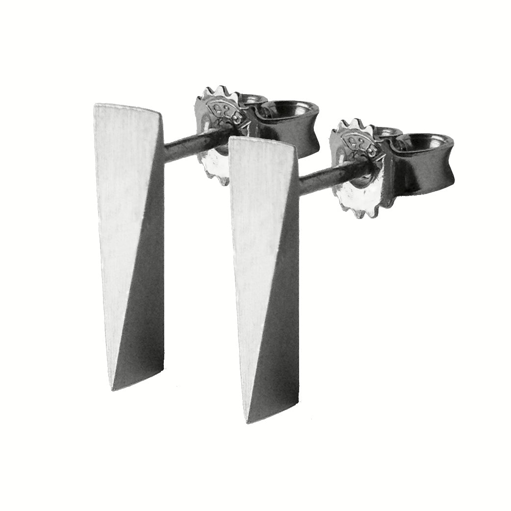 Silver WEDGE earring