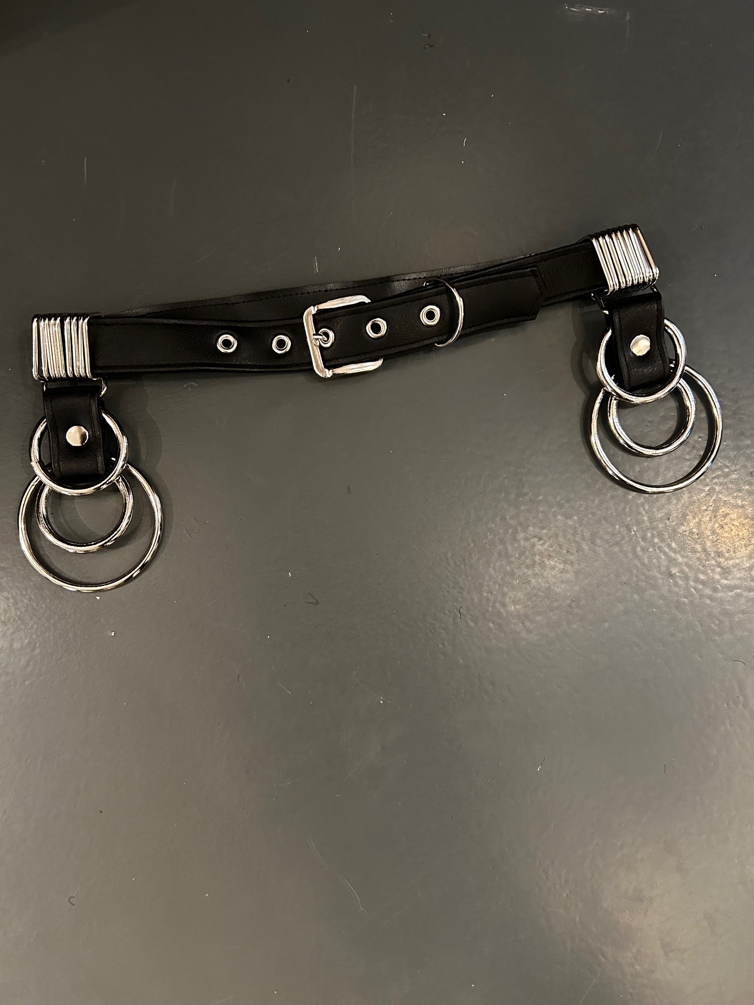 Side-ring Belt vegan leather