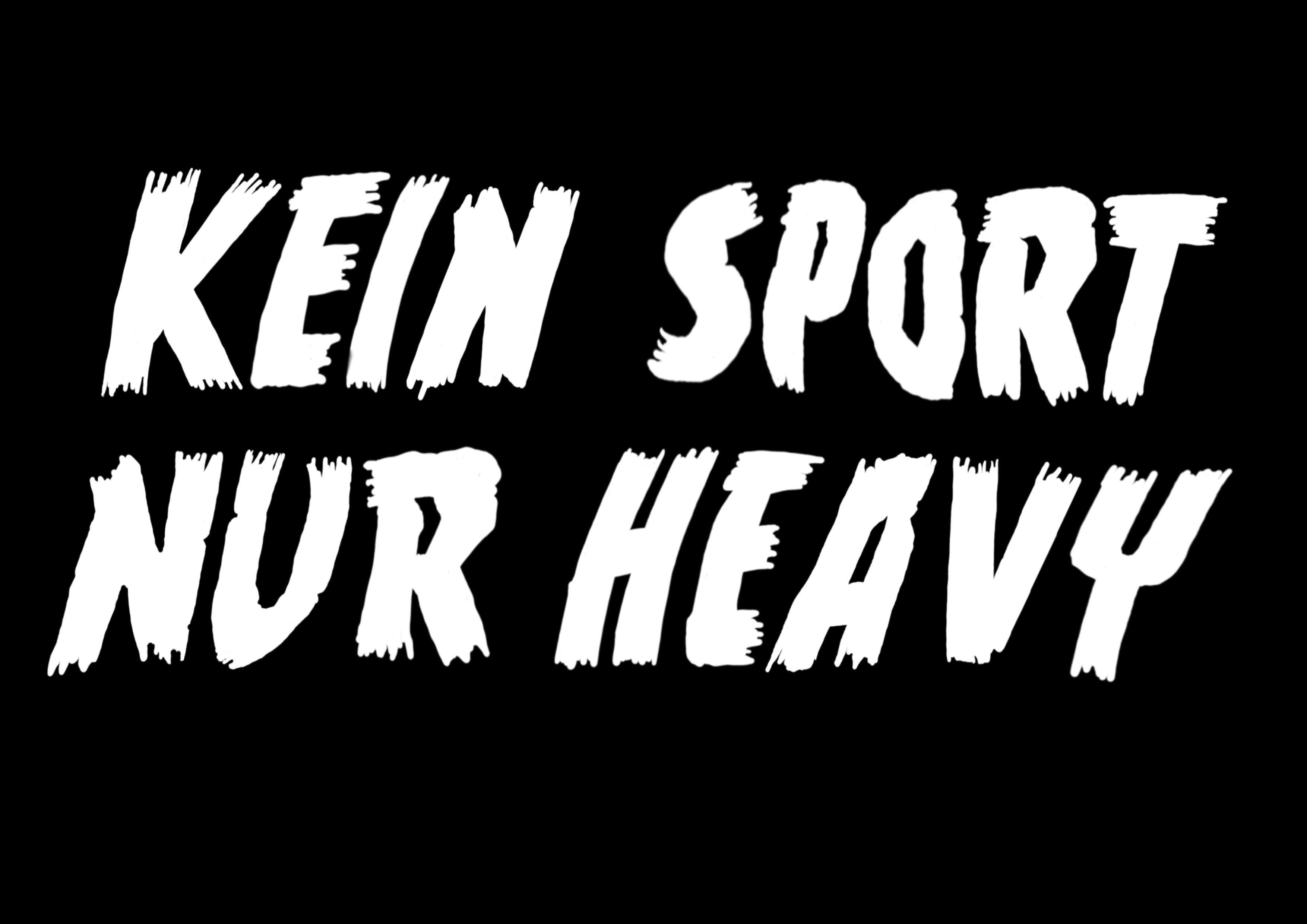 Kein Sport Nur Heavy t-shirt