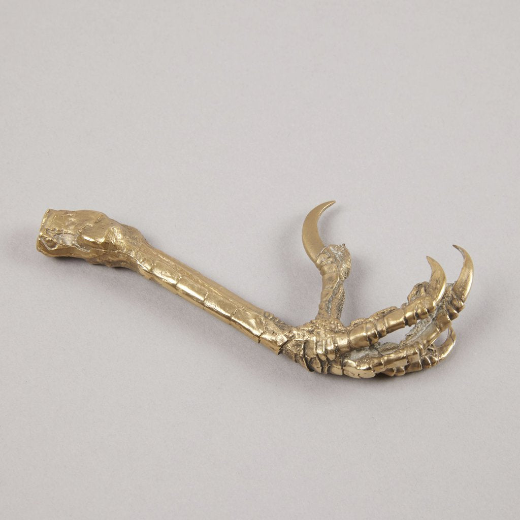 Brass Crow Feet Paperweight