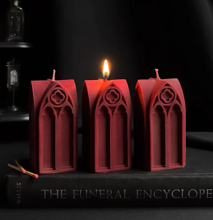 Mini Gothic Arches Candle