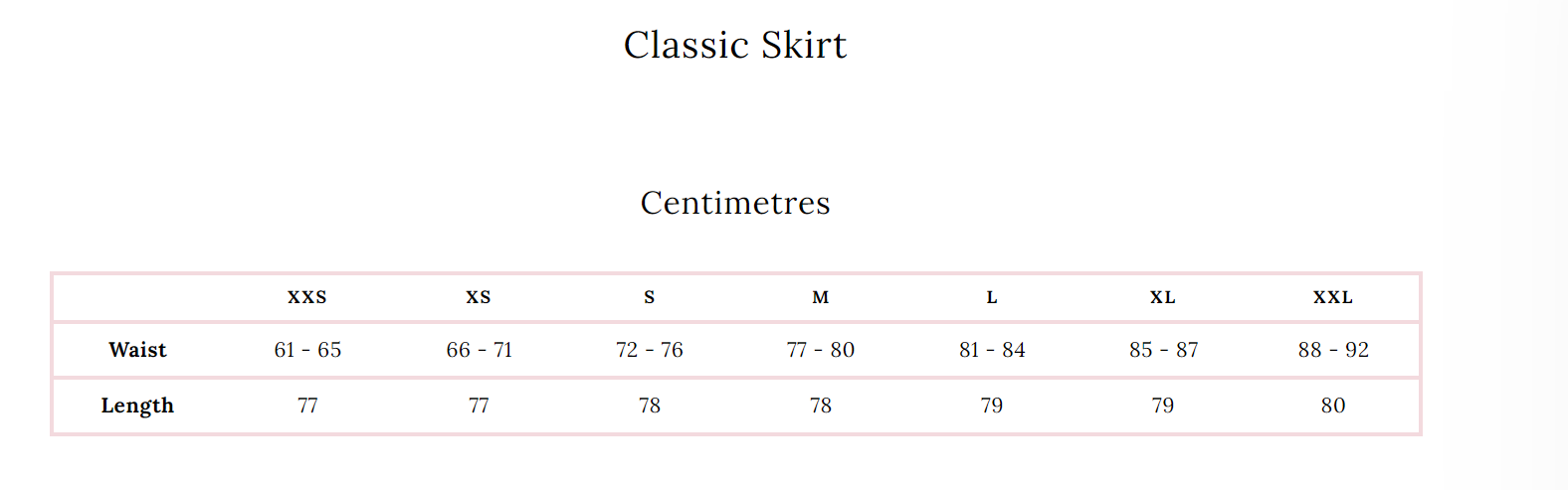 Classic Skirt