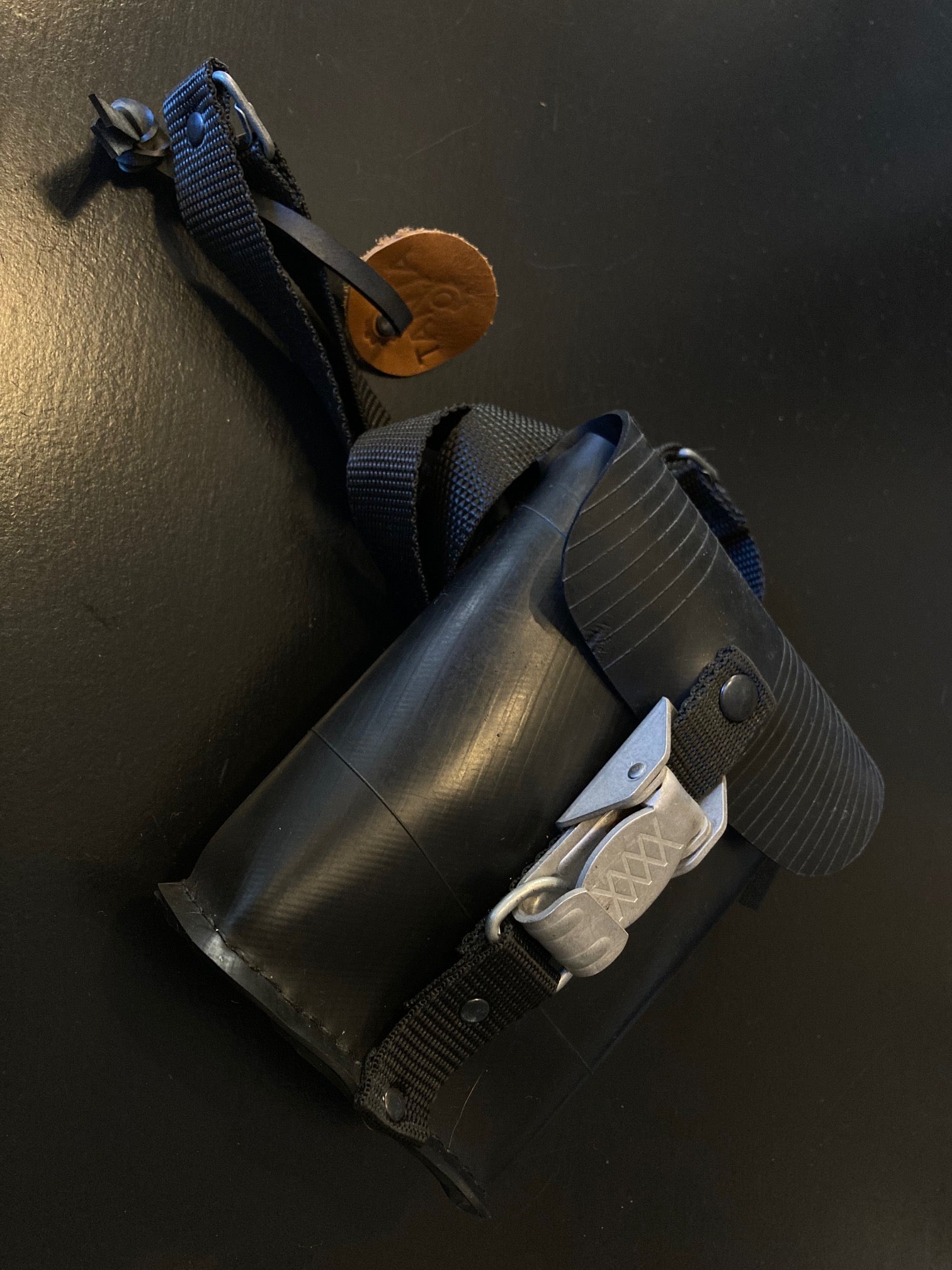 Recycled Rubber Bag with Lock