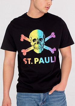T- shirt Rainbow Skull