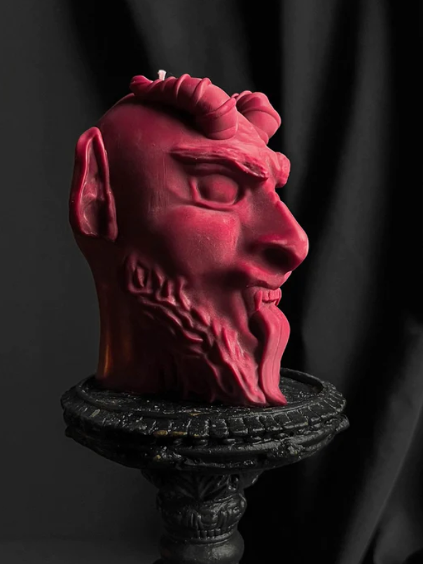 Greetings From Krampus Candle