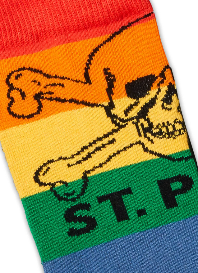 Rainbow Socks Totenkopf