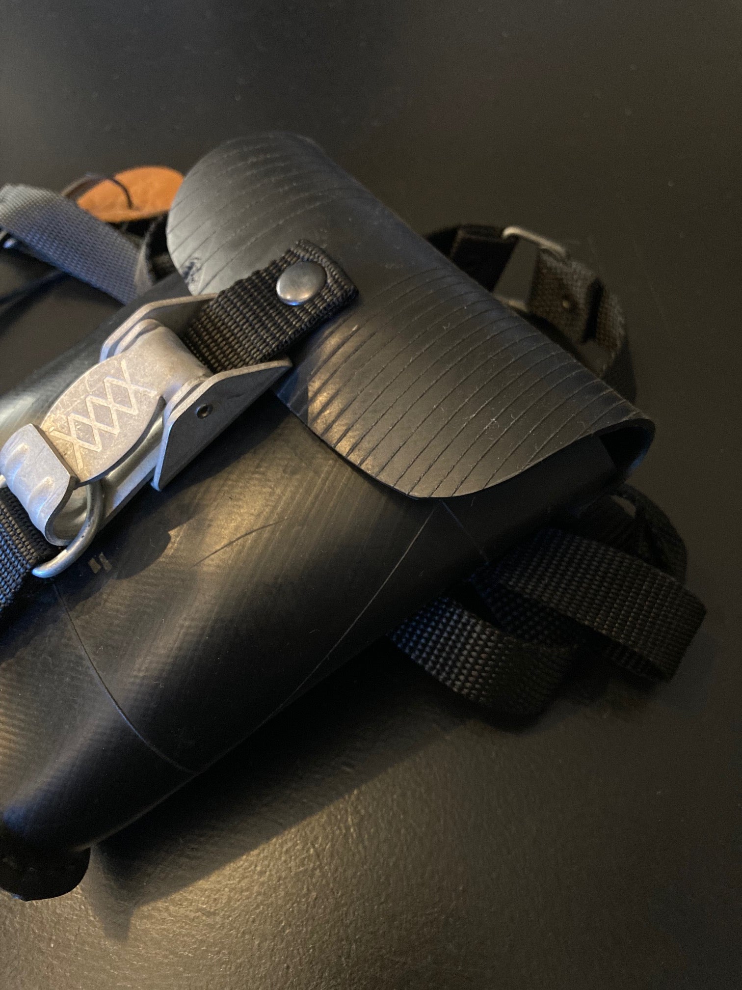 Recycled Rubber Bag with Lock