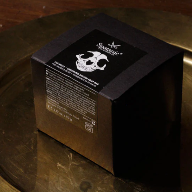 Cat skull soap bar