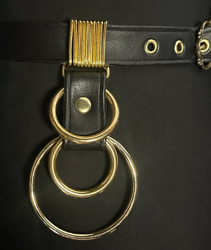 Side-ring Belt vegan leather