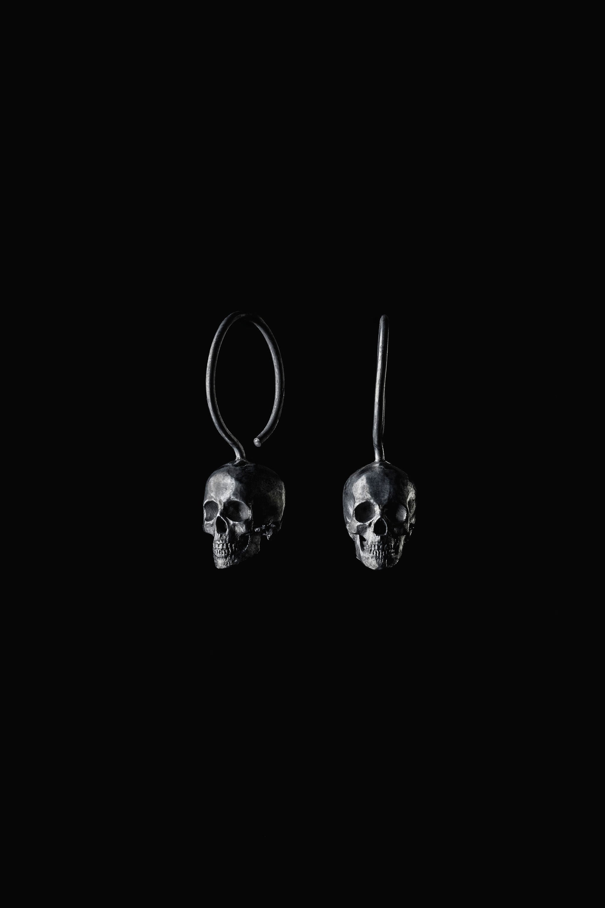 Silver earring – Deadly Hoops