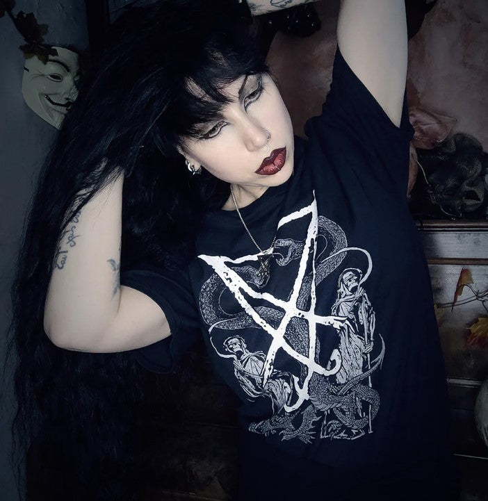 Lucifer Seal + 2headed Serpent t-shirt