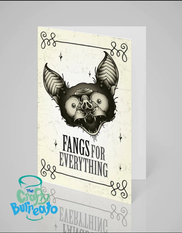 Fangs For Everything Greeting Card