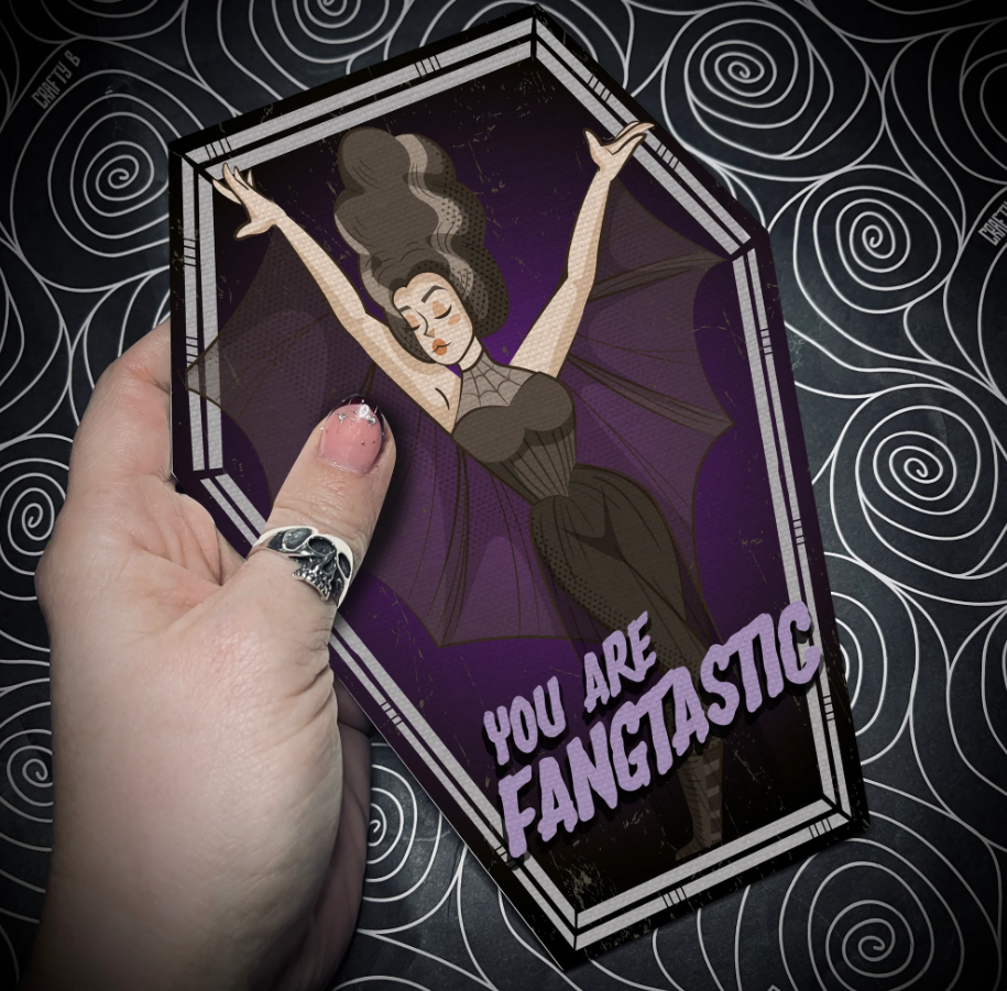 You're fangstatic greeting card